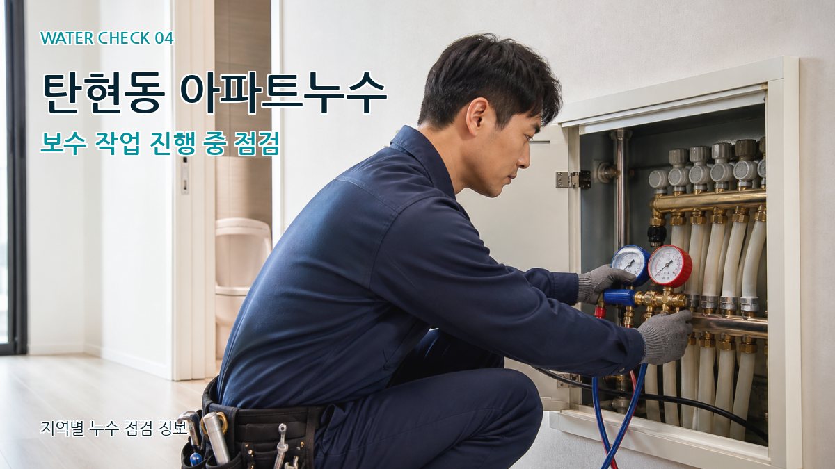 탄현동 누수탐지 누수탐지 이미지