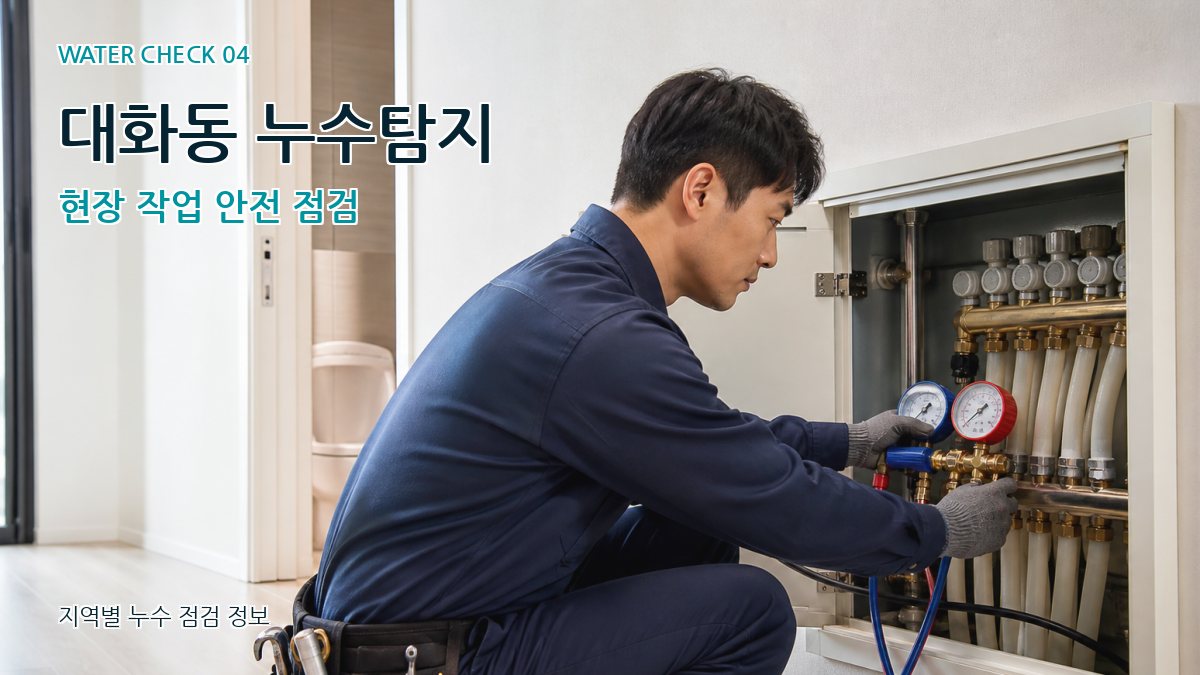 대화동 누수탐지 누수탐지 이미지