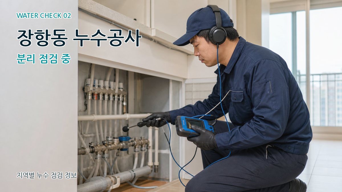 장항동 화장실누수 누수탐지 이미지