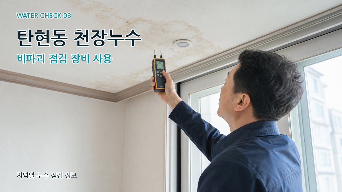 탄현동 천장누수 누수탐지 이미지
