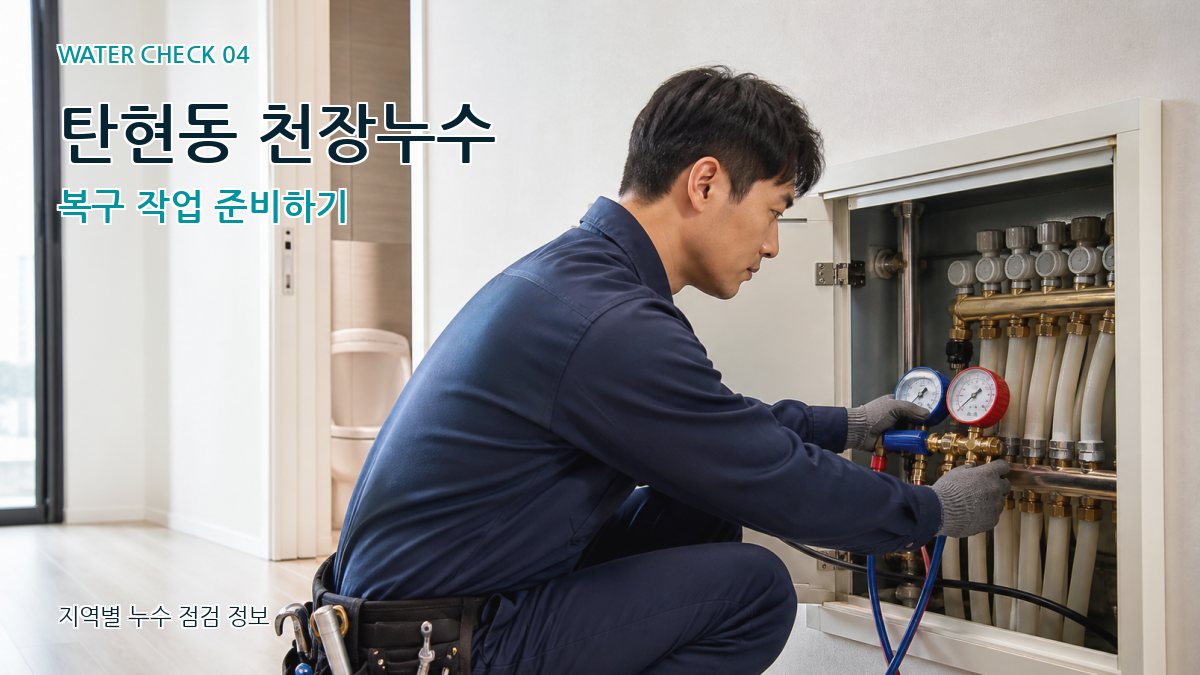 탄현동 누수탐지 누수탐지 이미지