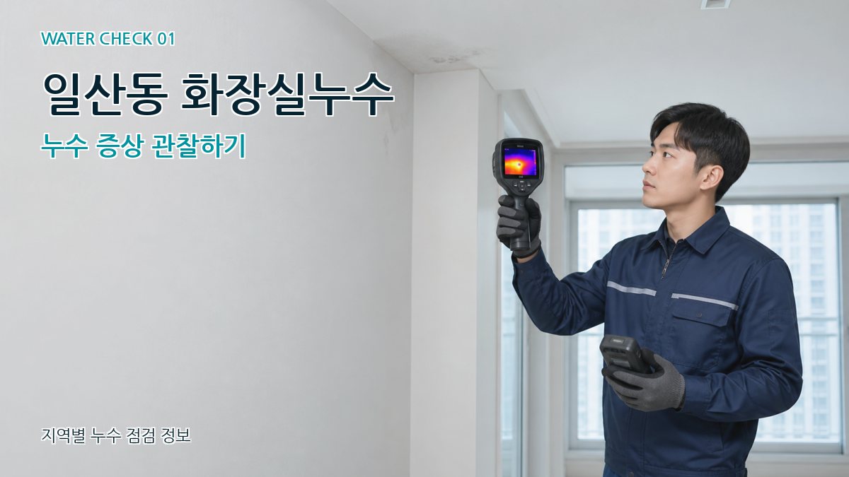 일산동 아파트누수 누수탐지 이미지