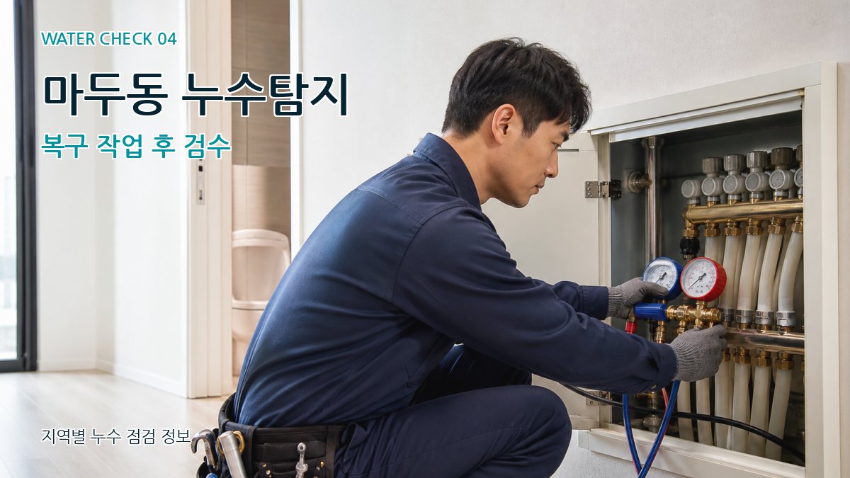 마두동 누수탐지 누수탐지 이미지
