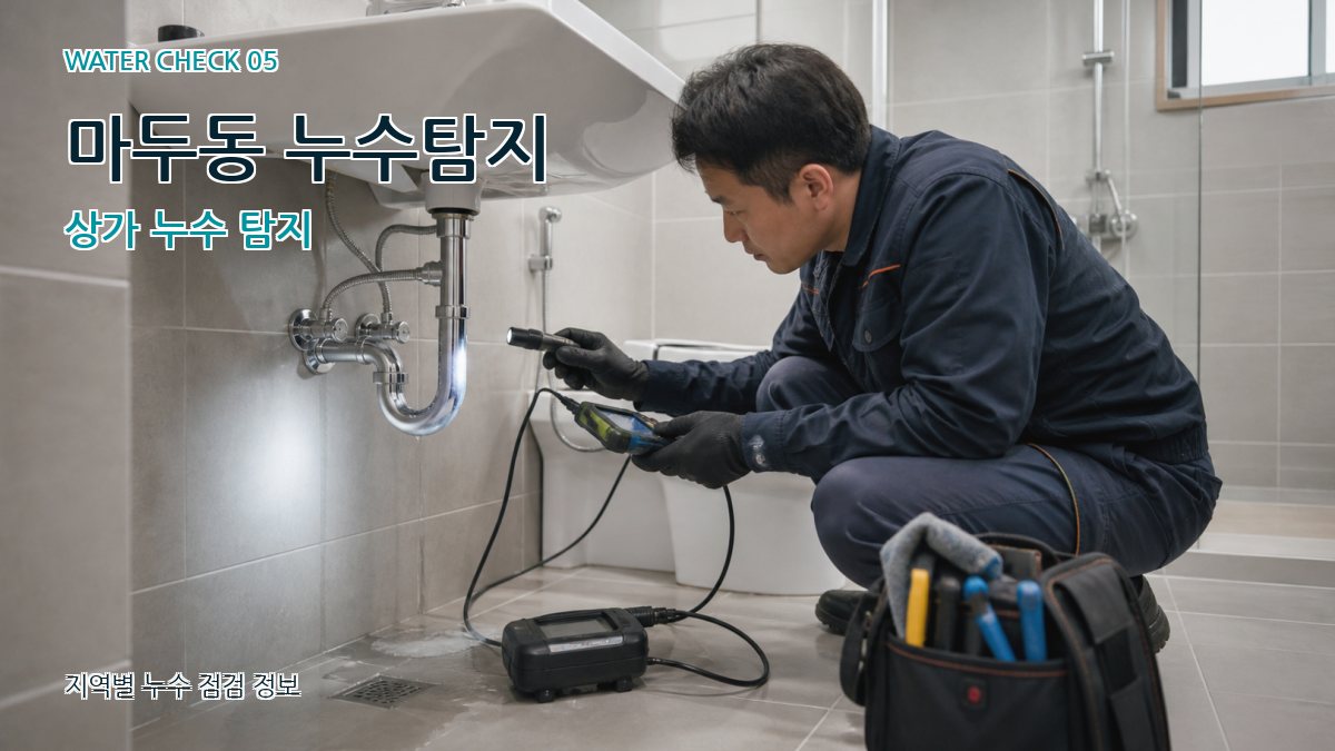 마두동 누수공사 누수탐지 이미지