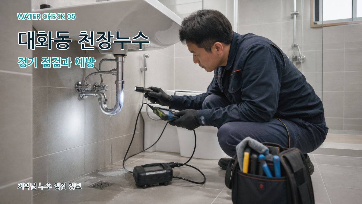 대화동 천장누수 정기 점검과 예방