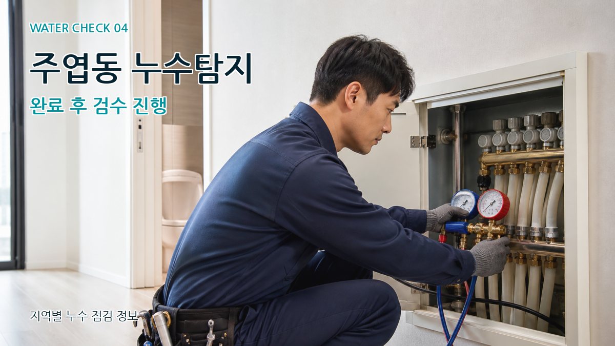 주엽동 누수탐지 누수탐지 이미지