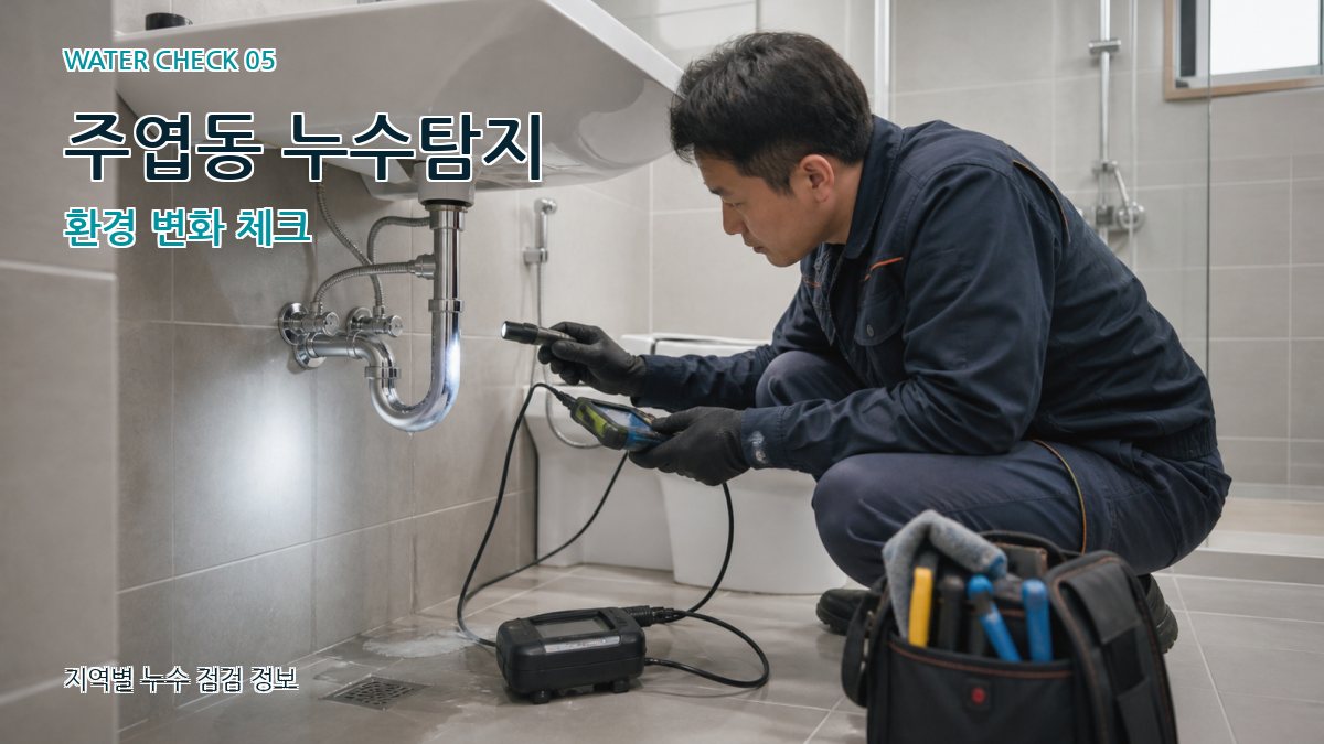 주엽동 누수공사 누수탐지 이미지