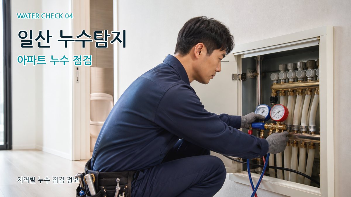 일산 누수탐지 아파트 누수 점검