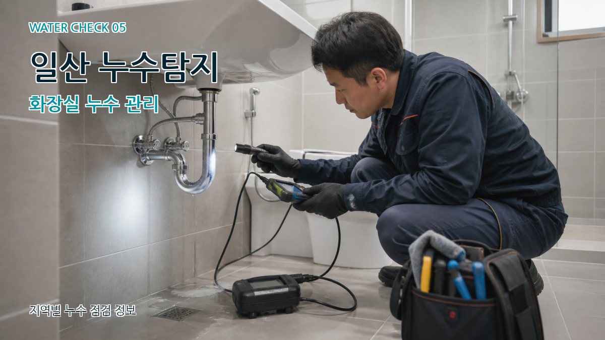 일산 누수탐지 화장실 누수 관리
