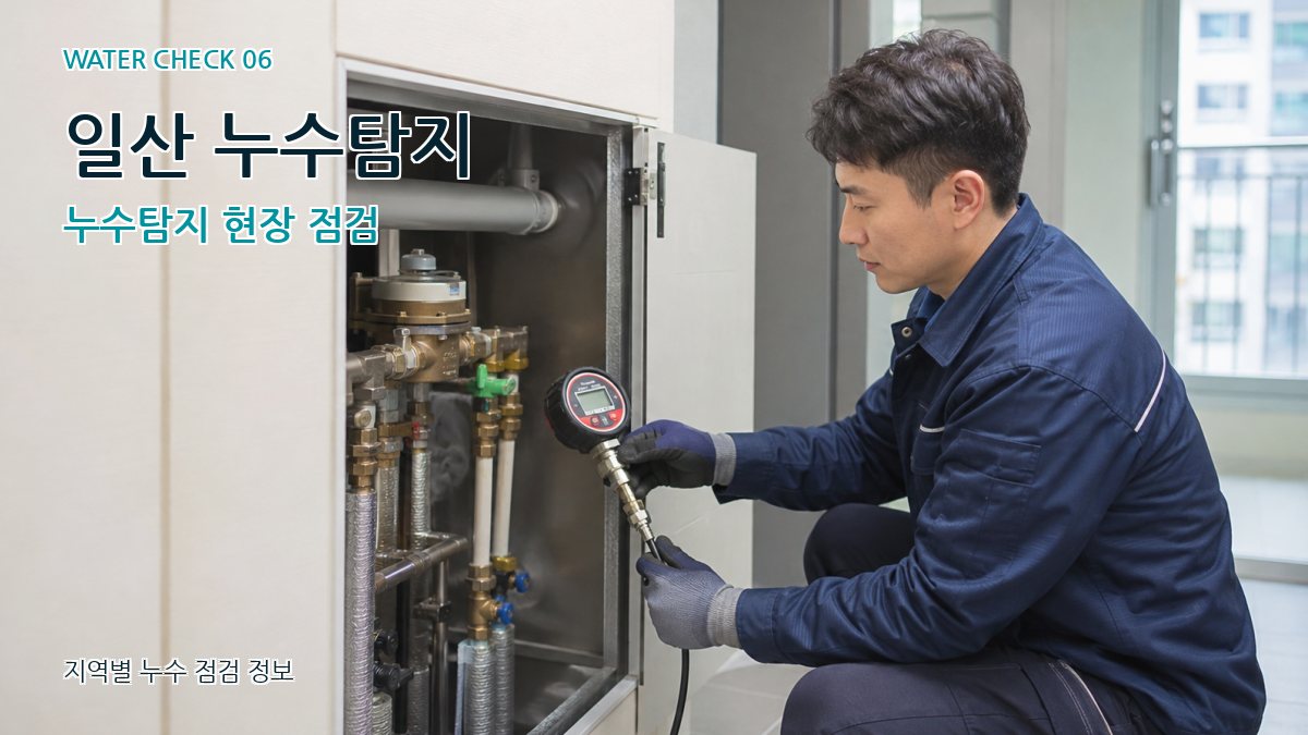 일산 누수탐지 누수탐지 현장 점검