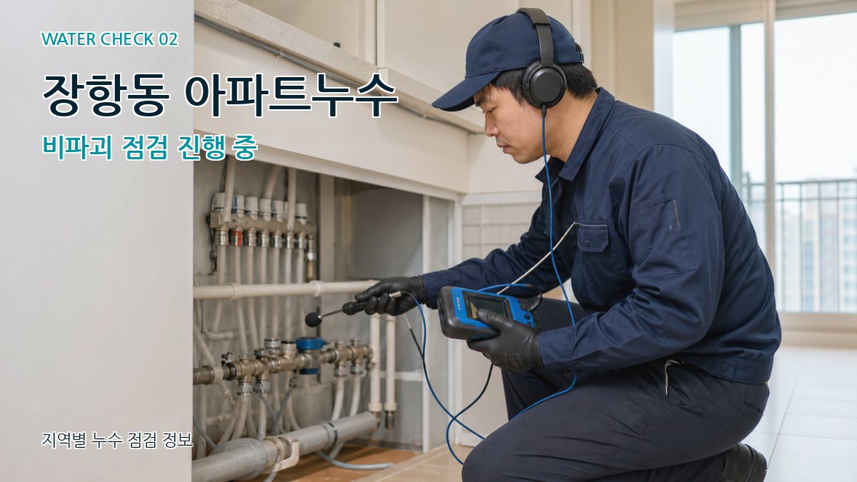 장항동 화장실누수 누수탐지 이미지