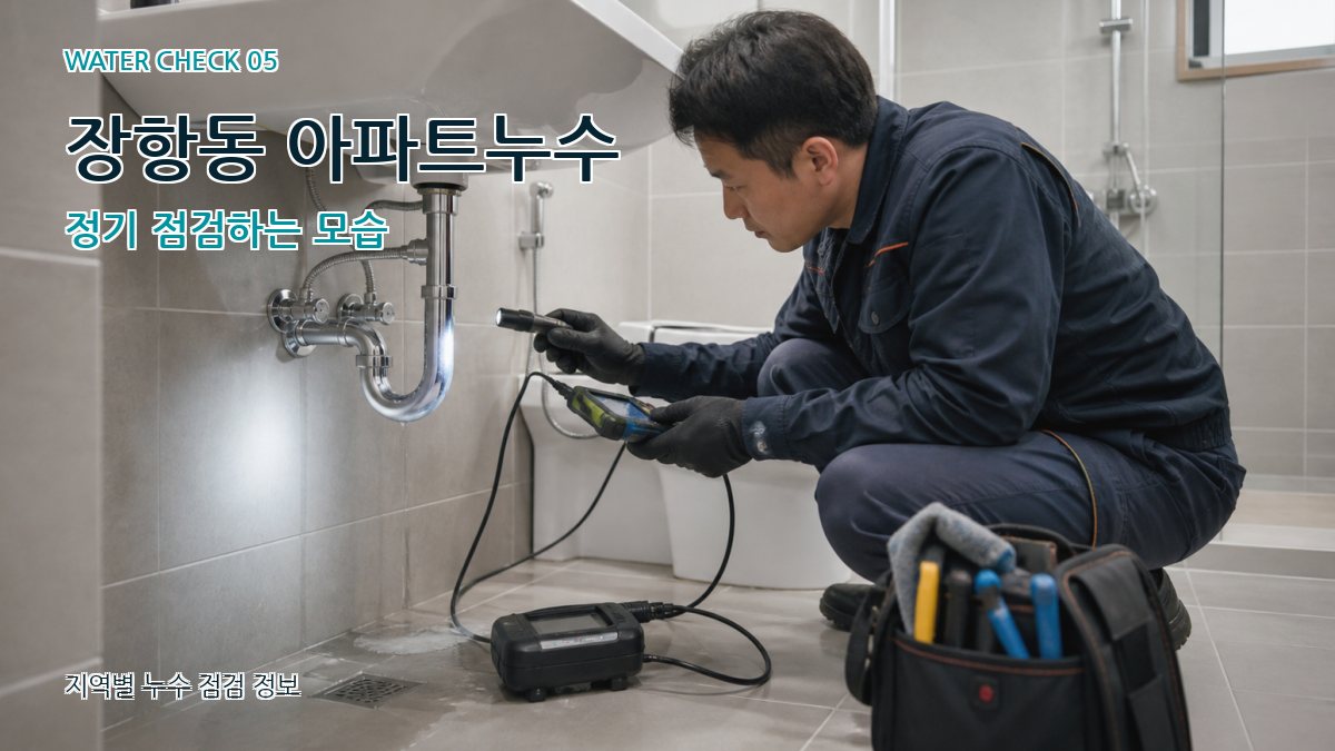장항동 누수공사 누수탐지 이미지