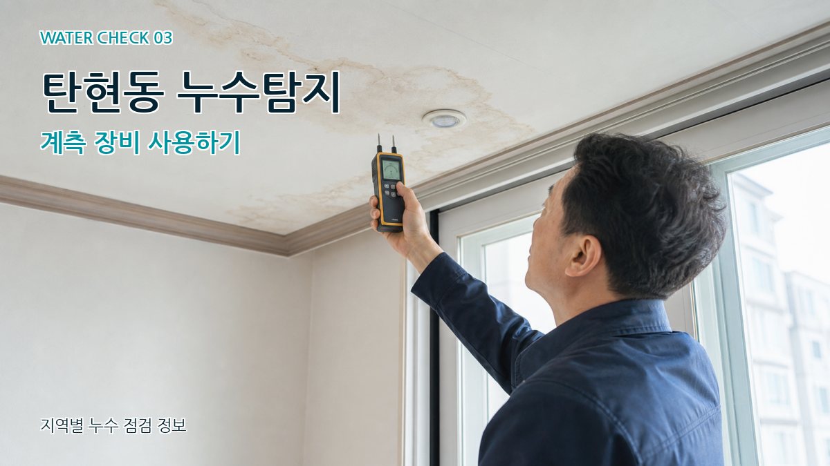 탄현동 천장누수 누수탐지 이미지
