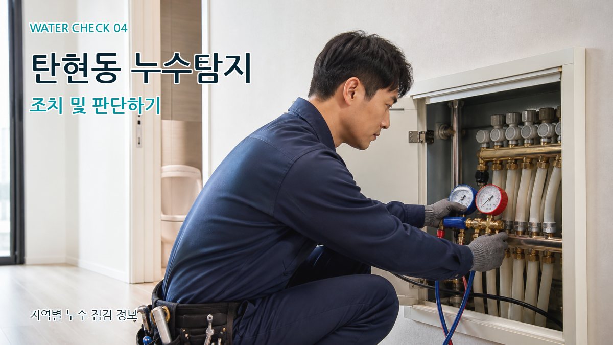 탄현동 누수탐지 누수탐지 이미지