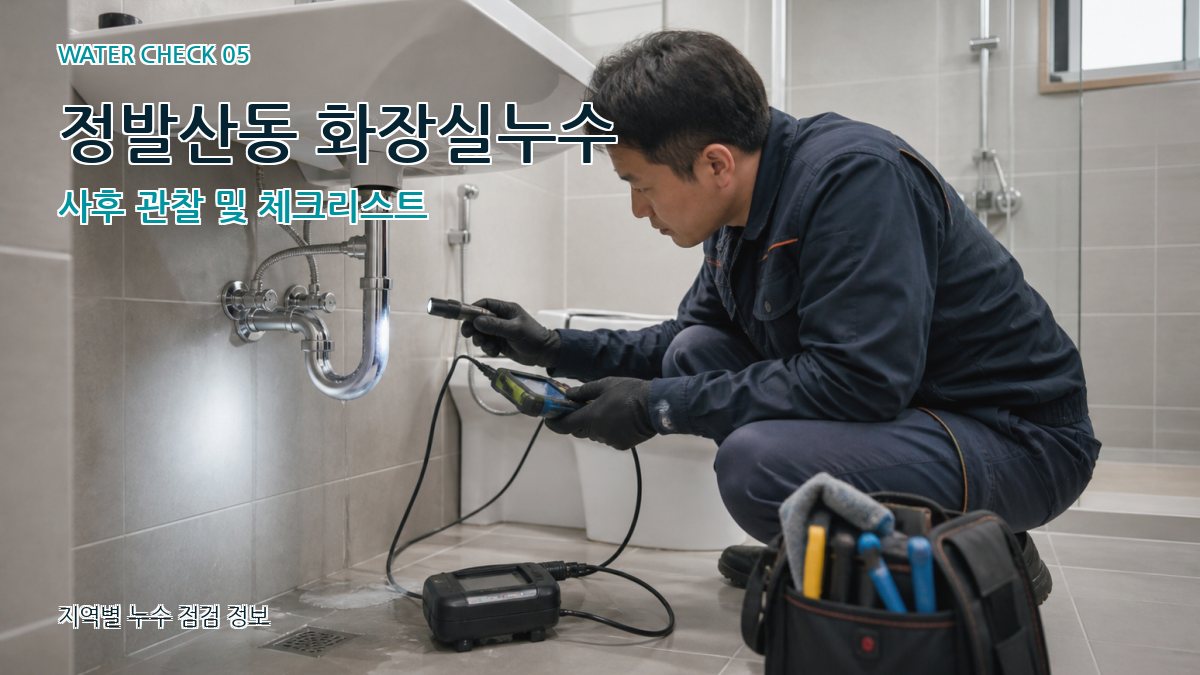 정발산동 누수공사 누수탐지 이미지