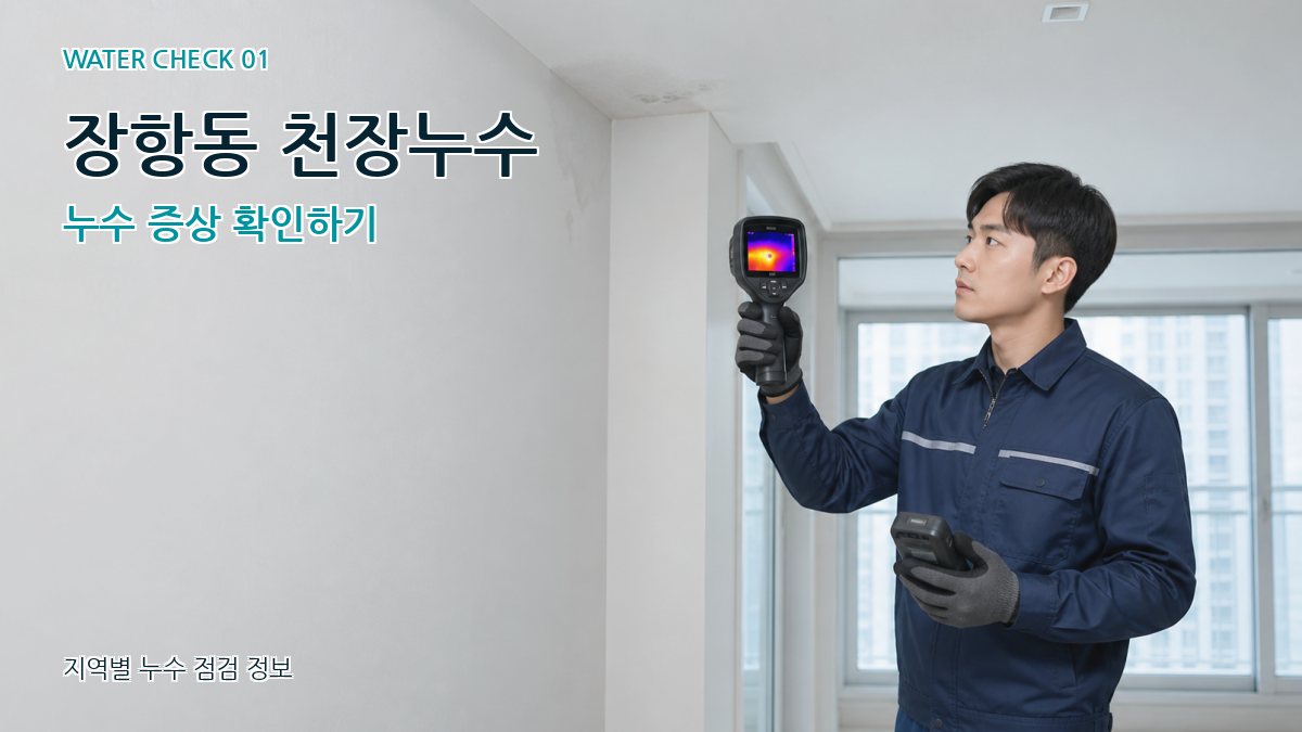 장항동 아파트누수 누수탐지 이미지