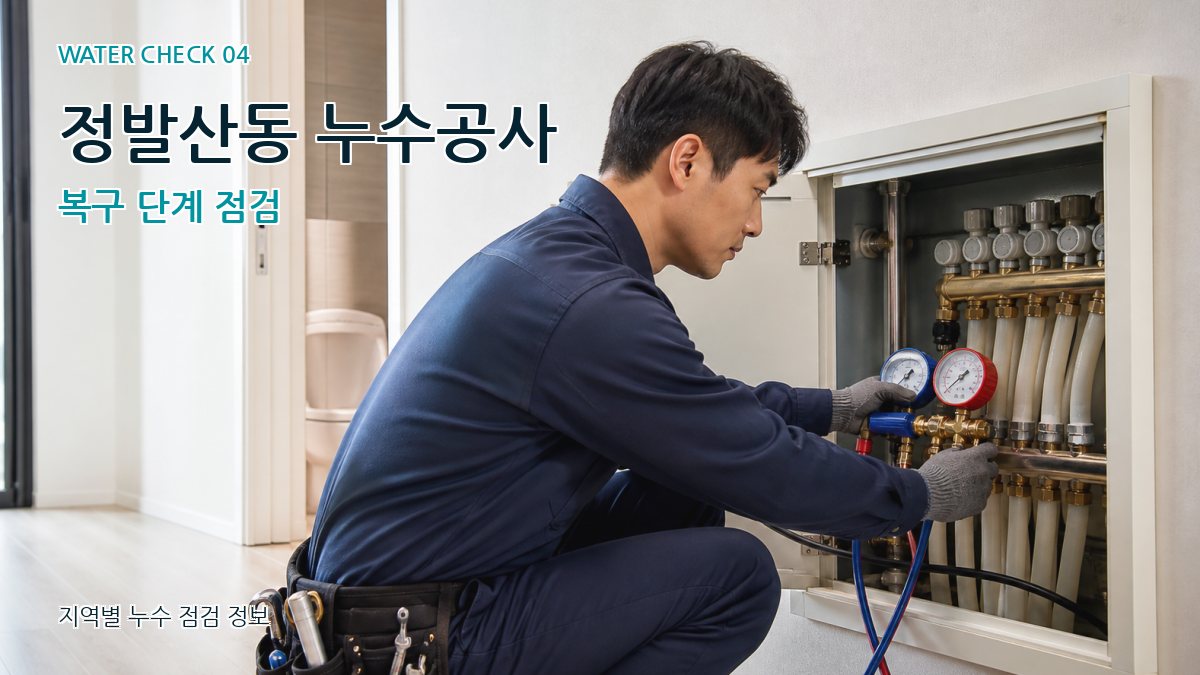 정발산동 누수탐지 누수탐지 이미지
