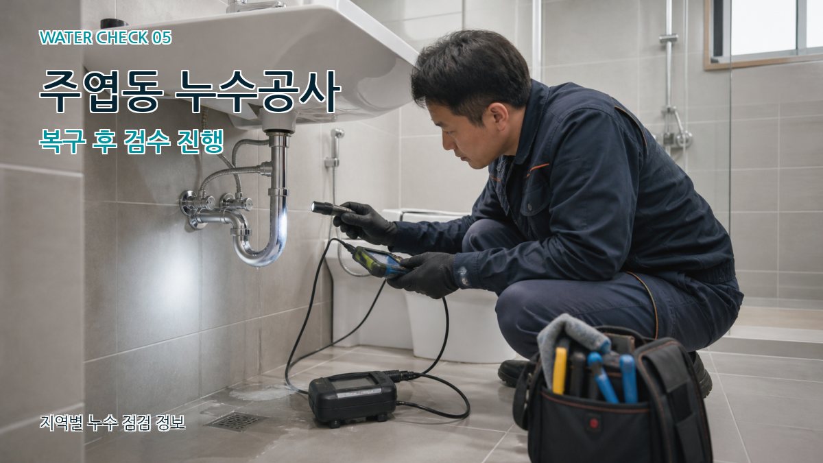 주엽동 누수공사 누수탐지 이미지