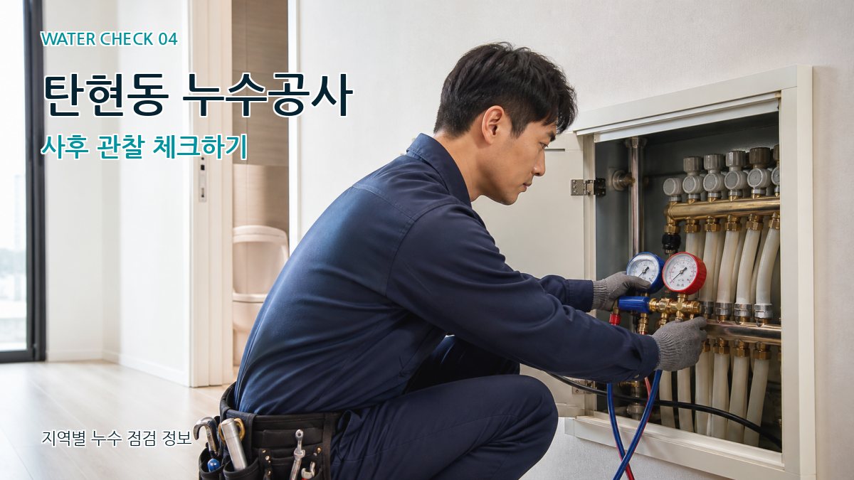 탄현동 누수탐지 누수탐지 이미지