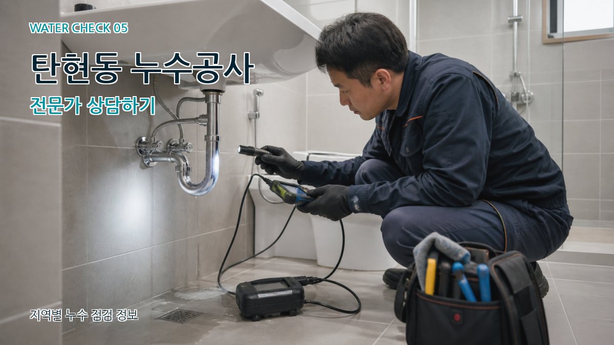 탄현동 누수공사 누수탐지 이미지