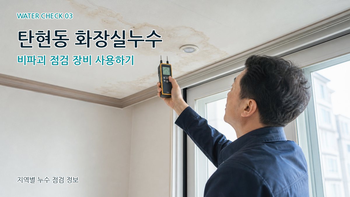 탄현동 천장누수 누수탐지 이미지