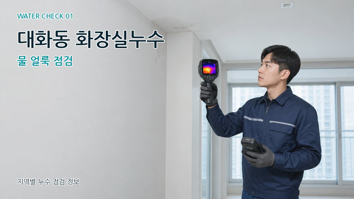 대화동 아파트누수 누수탐지 이미지