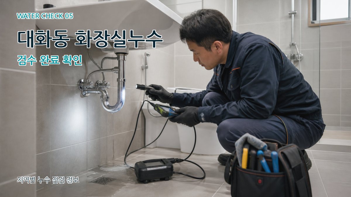대화동 누수공사 누수탐지 이미지