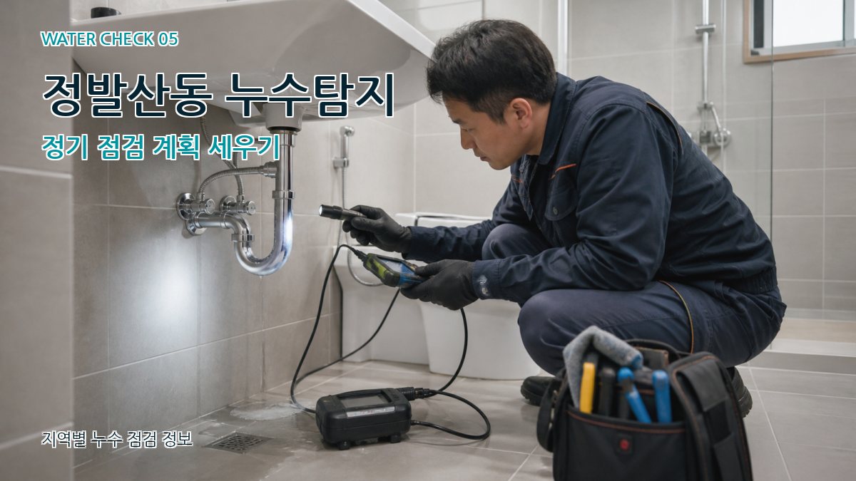 정발산동 누수공사 누수탐지 이미지
