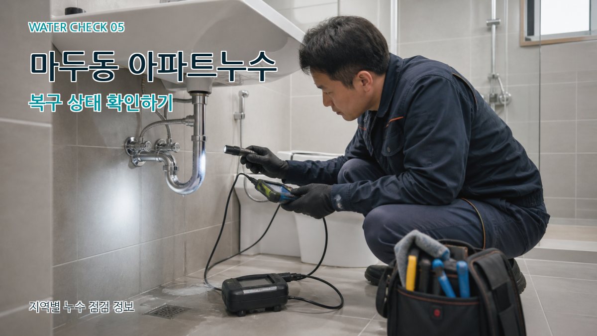 마두동 누수공사 누수탐지 이미지