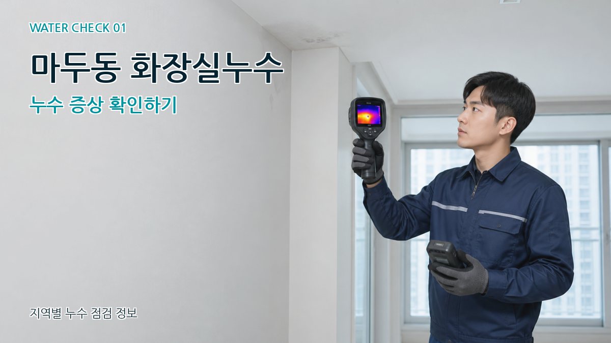 마두동 아파트누수 누수탐지 이미지