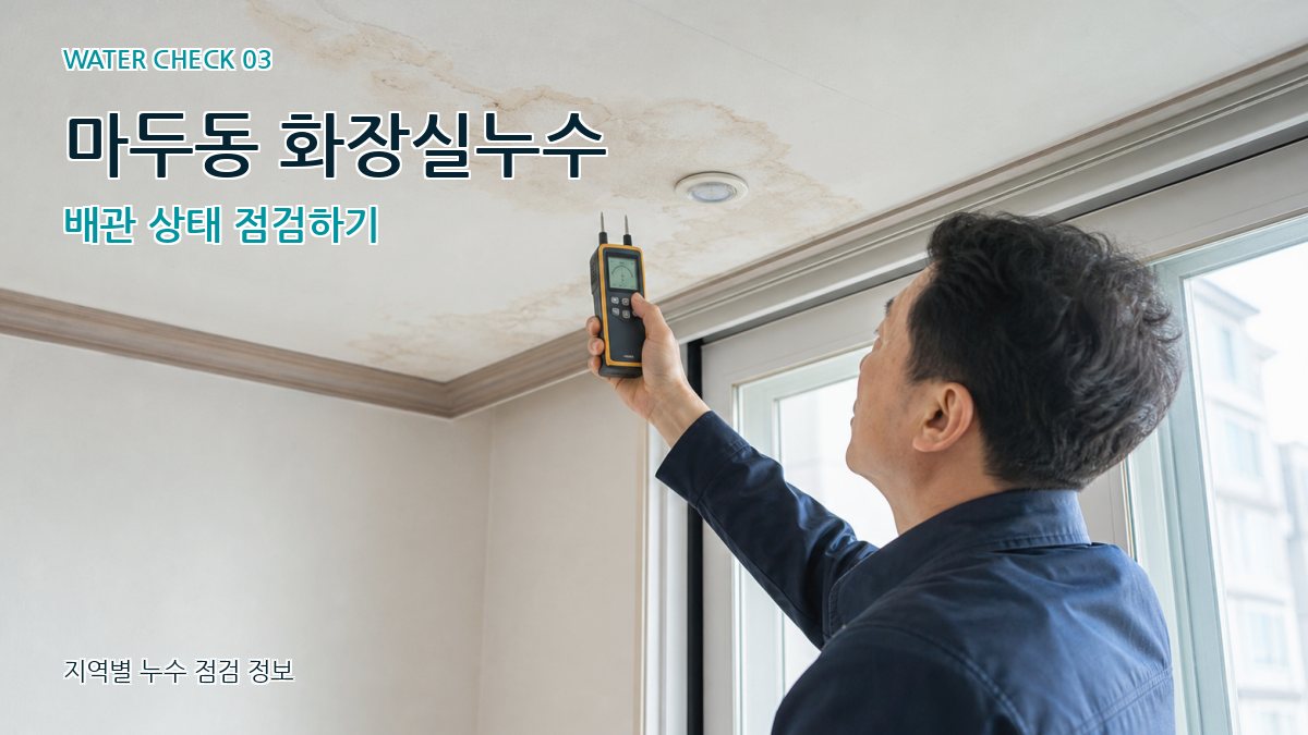 마두동 천장누수 누수탐지 이미지